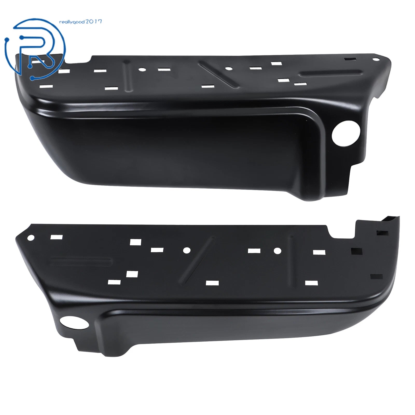 Rear Step Bumper Guards for Ford F250 F350 (2008-2016) Black