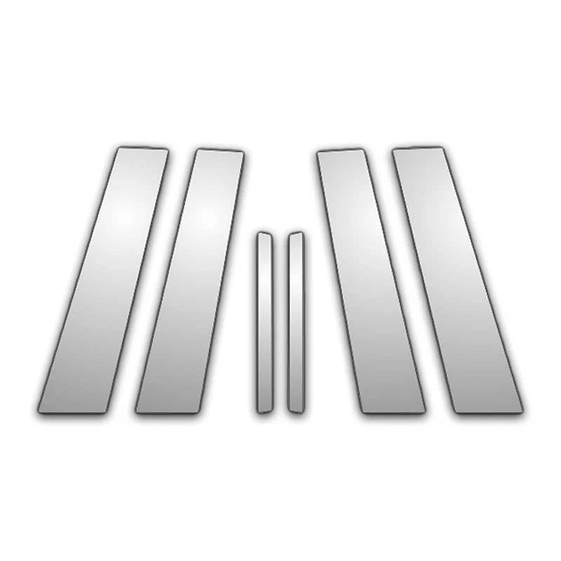 6Pc Chrome Pillar Post Covers for 04-10 Dodge Durango - P2616