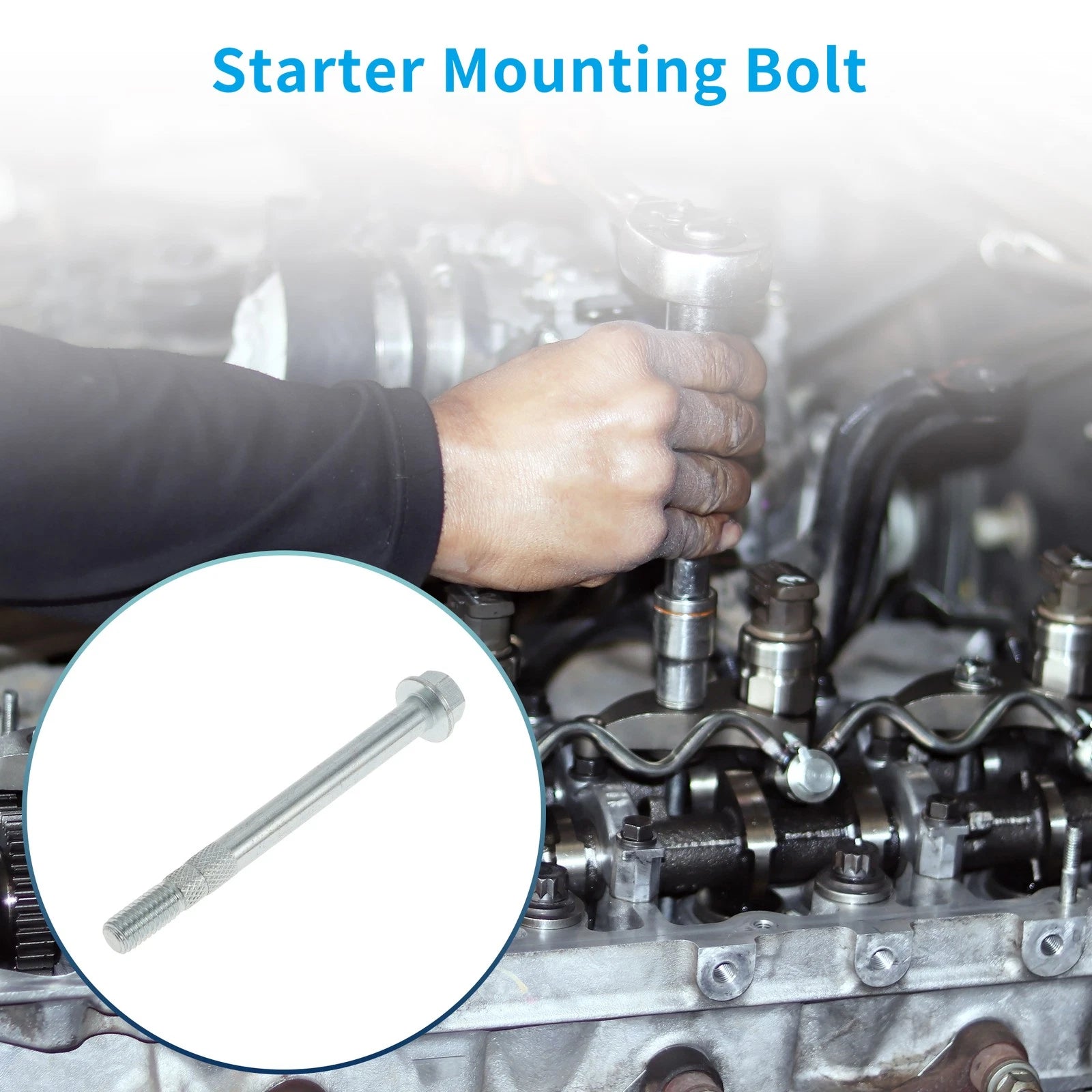 Starter Mounting Bolt for Chevrolet C1500 Cheyenne (1990–1999)