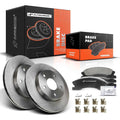 Front Disc Brake Rotors & Ceramic Pads for Jeep Grand Cherokee (1999–2004)