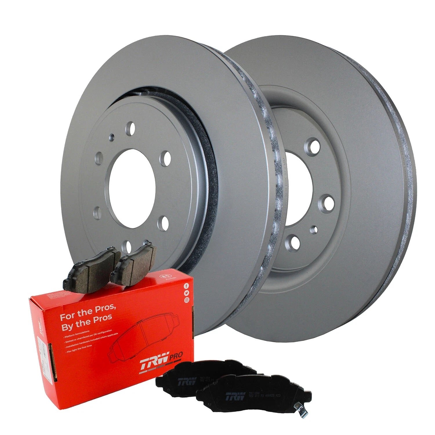 Front Brake Kit 350mm Rotors & TRW Pro Ceramic Pads for Expedition Navigator (1997–2002)