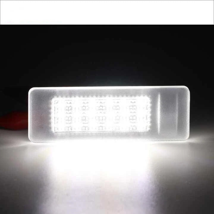 White LED License Plate Light Pair for Infiniti Q50 Q60 (2017–2022)