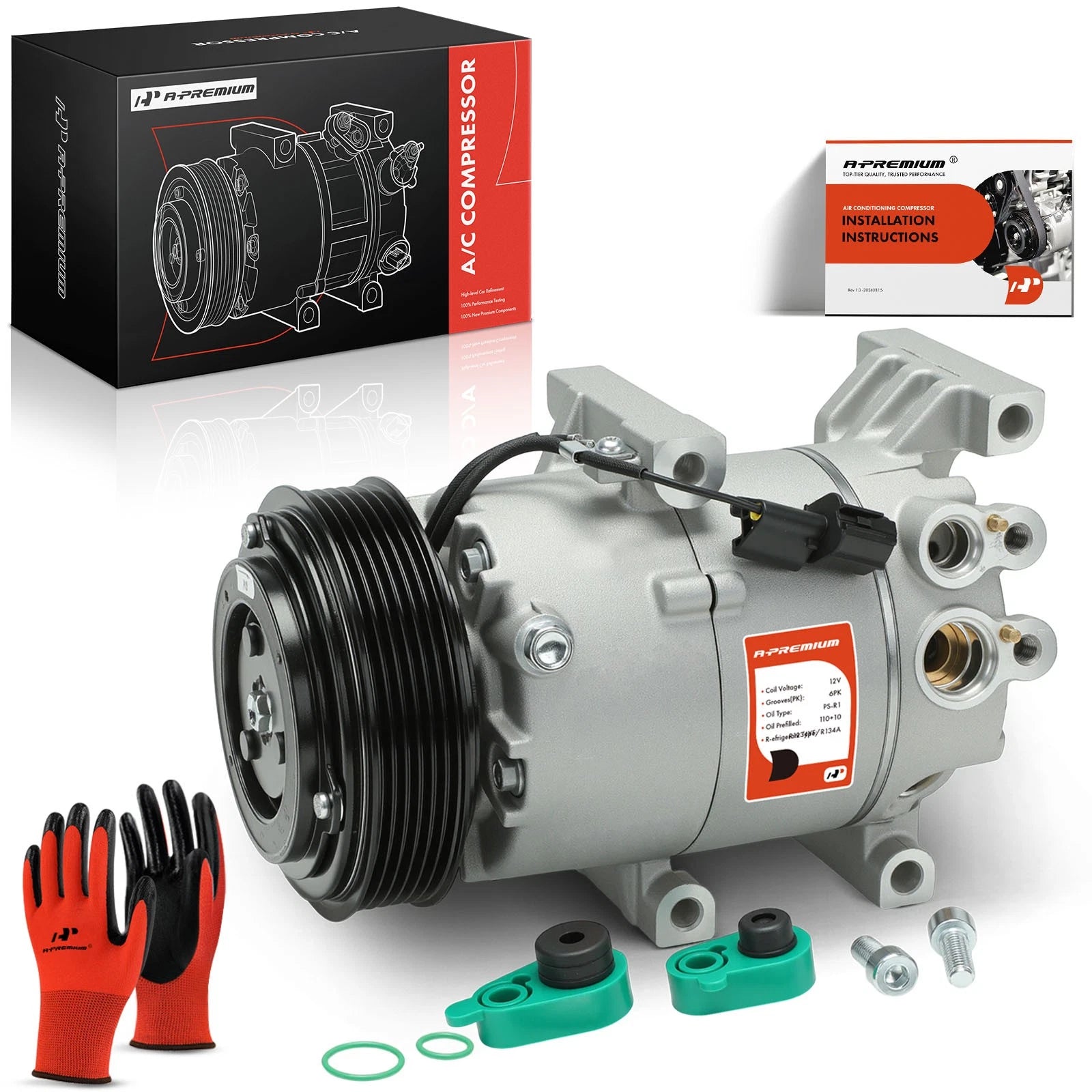 A/C Compressor with Clutch for Kia Soul (2012–2013)