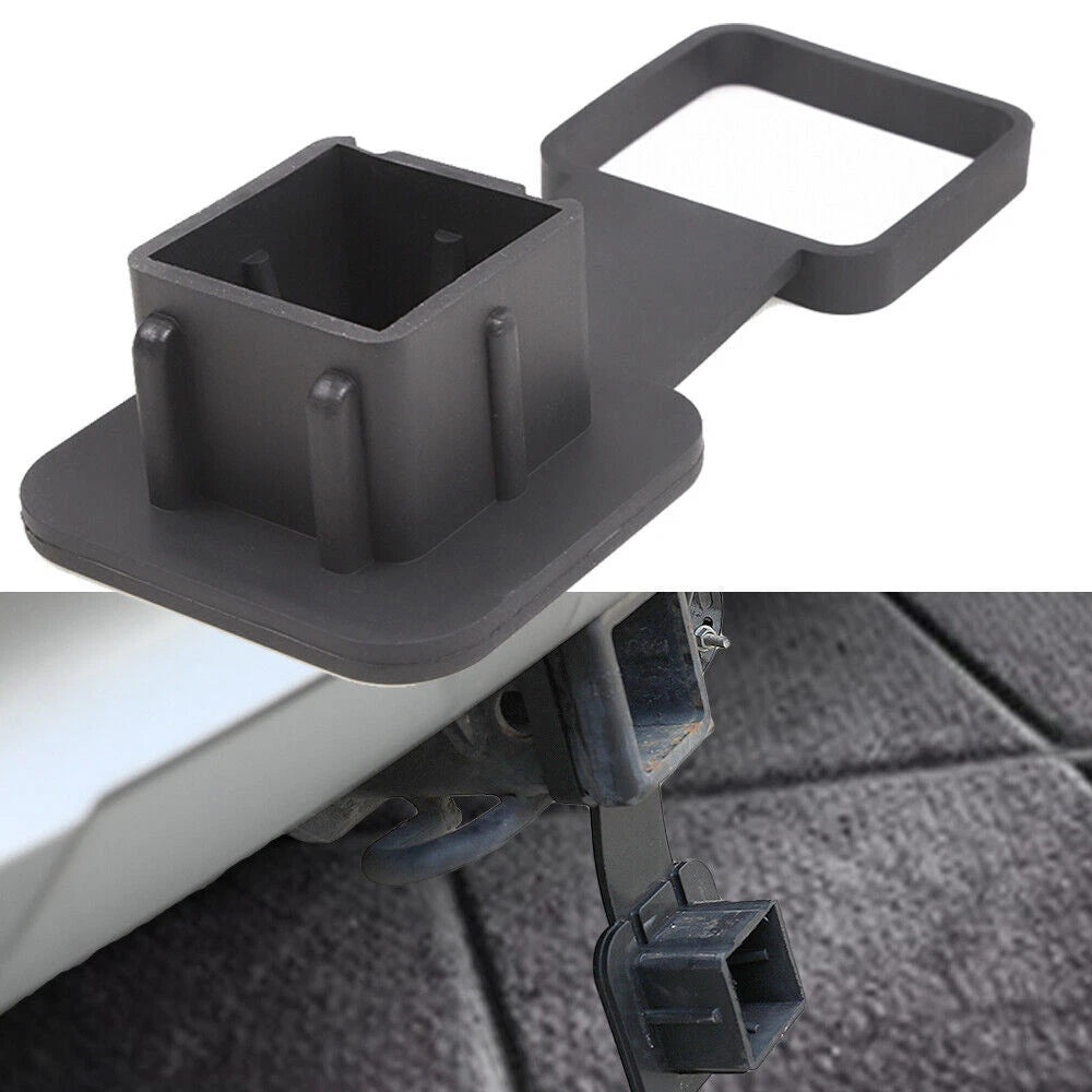 2in Rubber Trailer Receiver Hitch Cover Plug for Lexus Jeep Mercedes