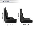 Set of 2 Mud Flaps Splash Guards for Audi A5 (2017–2020)