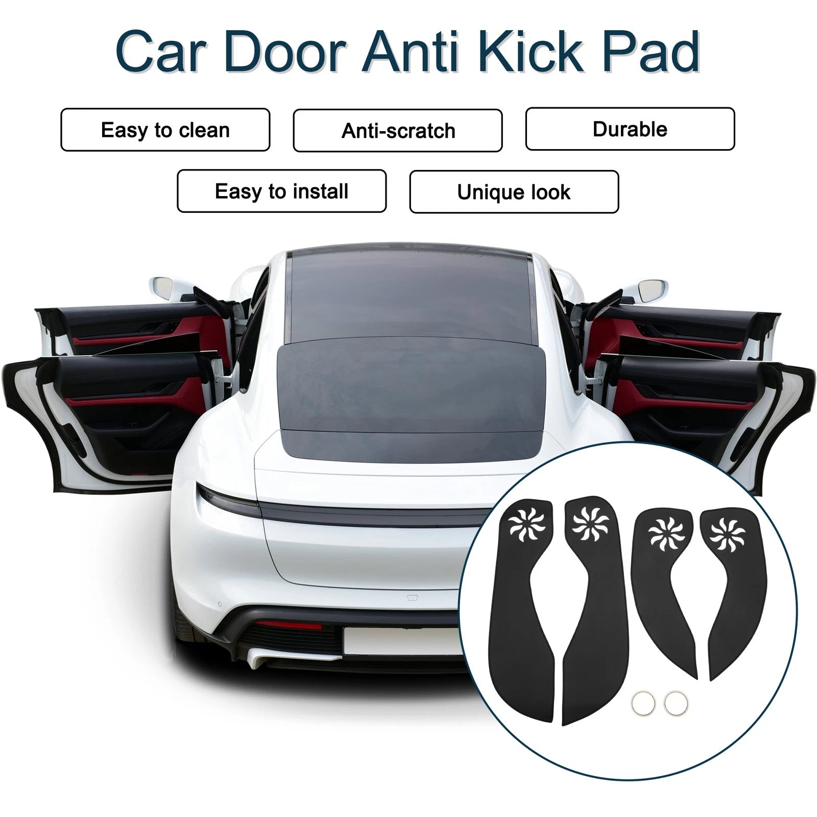 Set of 1 Car Door Anti Kick Pad Sticker Protector for Buick LaCrosse (2016)