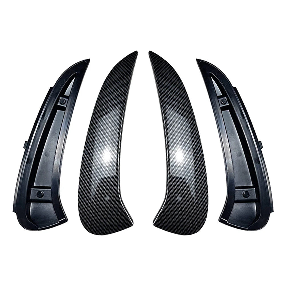 Rear Bumper Splitter Spoiler Lip Trim for Mercedes Benz C Class