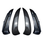 Rear Bumper Splitter Spoiler Lip Trim for Mercedes Benz C Class
