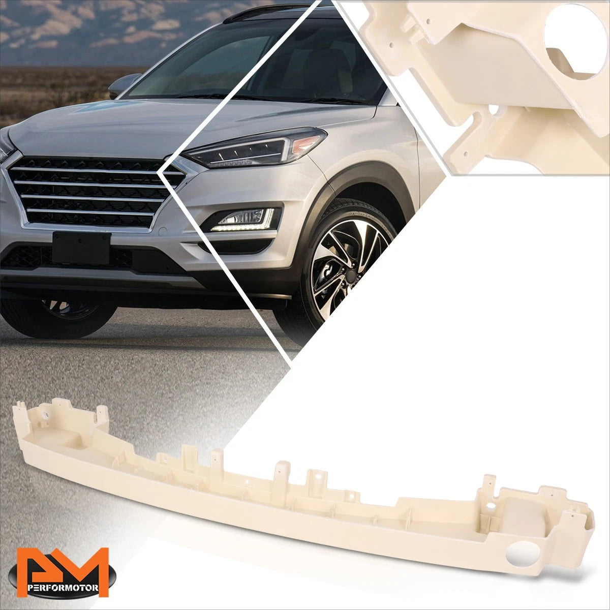 Rear Bumper Reinforcement Impact Absorber Bar for Hyundai Tucson (2016–2021)