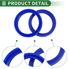 Set of 5 Oil Seal Rotary Shaft Seal 50x62x12mm High Pressure for Automotive