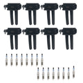 Set of 8 Ignition Coils & 16 Spark Plugs for Dodge Charger V8 (2011–2023)
