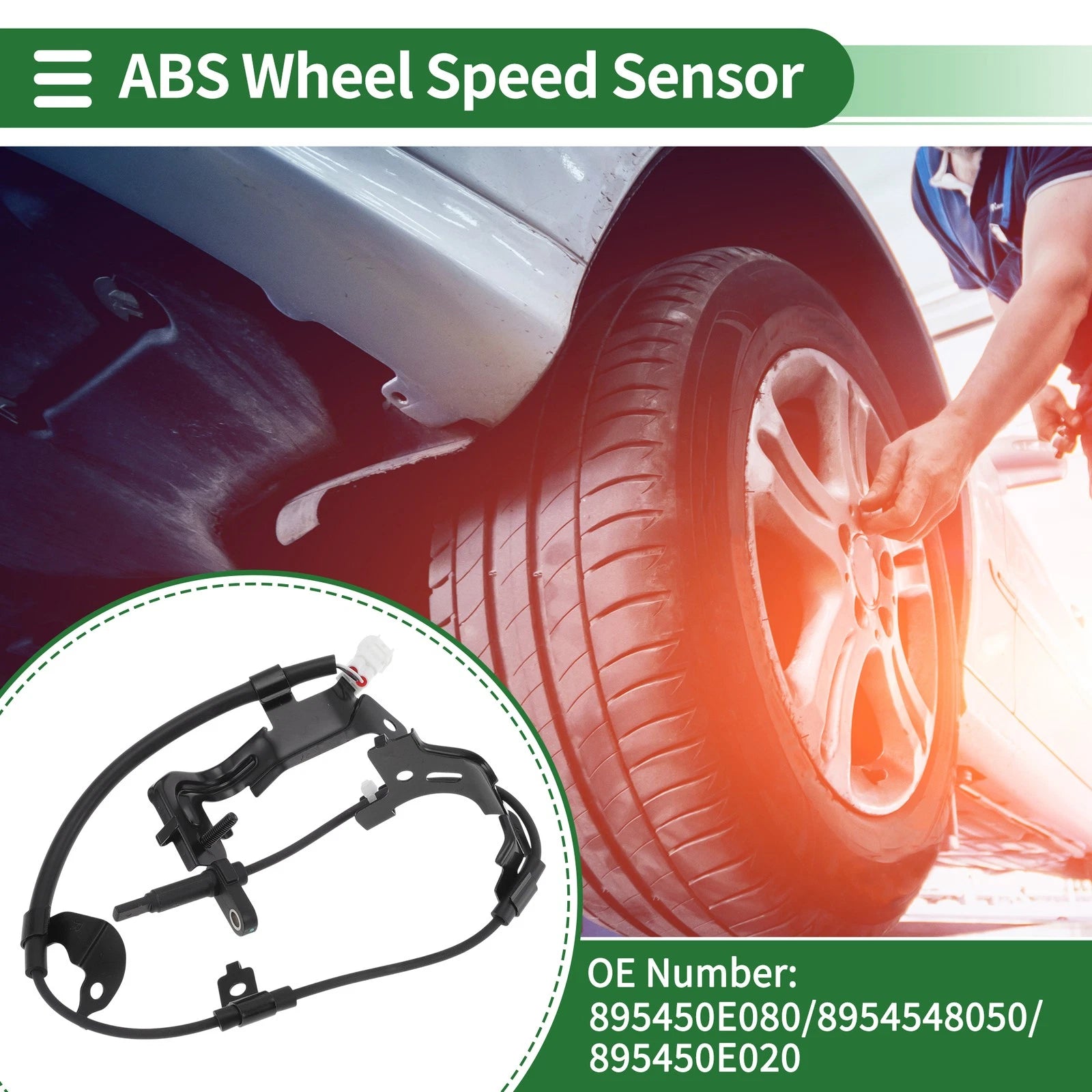 ABS Wheel Speed Sensor No. 8954548050 for Lexus RX350 (2010–2015) Rear Right
