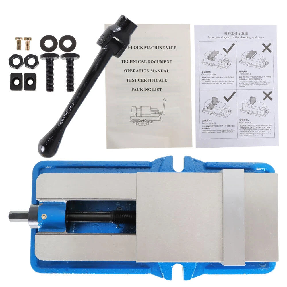 4" Precision Vise for CNC Milling Machine