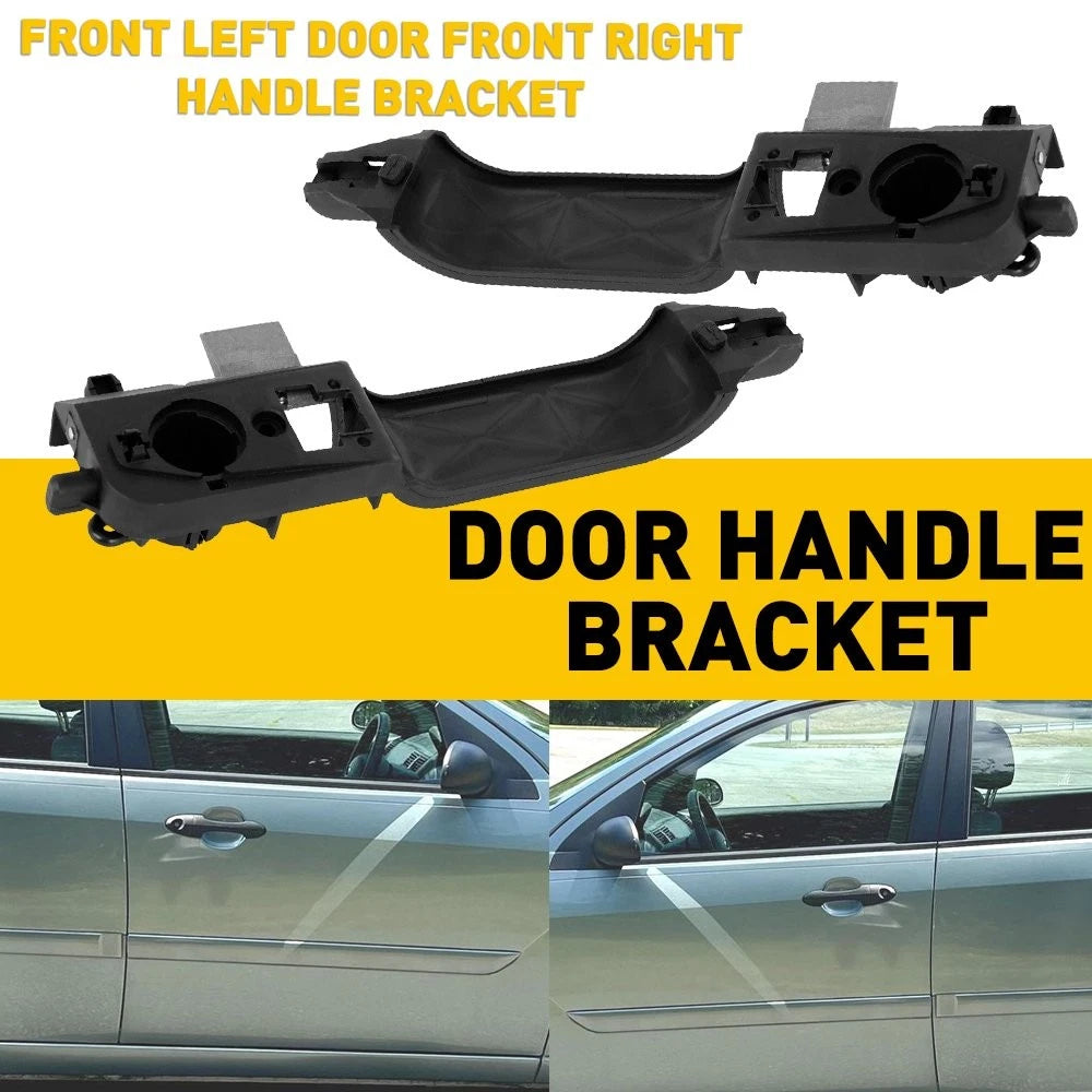 Pair Front Exterior Door Handle Repair Kit for Ford Focus (2000–2007)