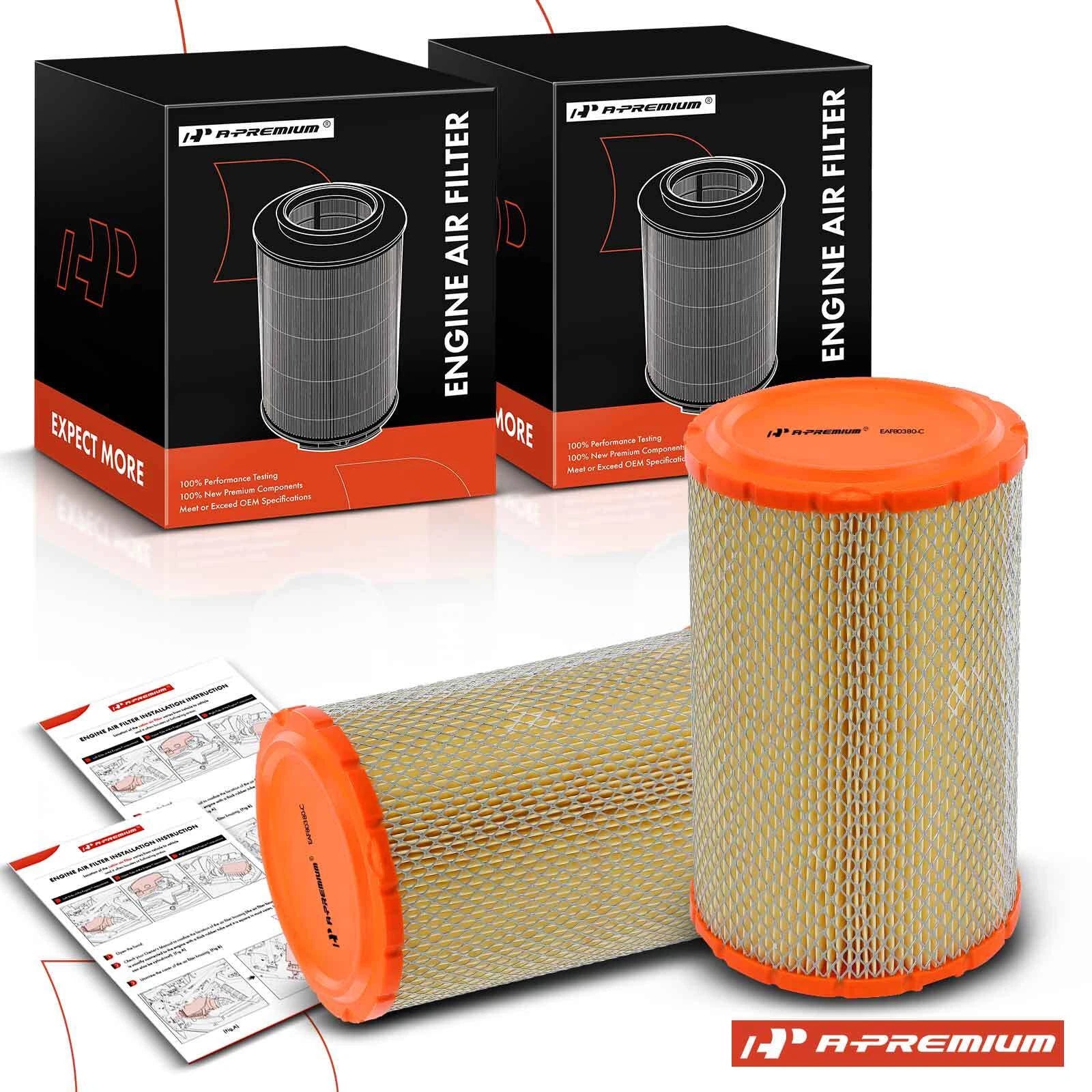 2X Engine Air Filter for GMC Sierra 3500 (2002), Yukon (1996–2000), Tahoe