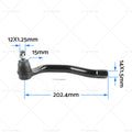 1PC Steering Tie Rod End Left for Honda Civic FD (2006–2012)