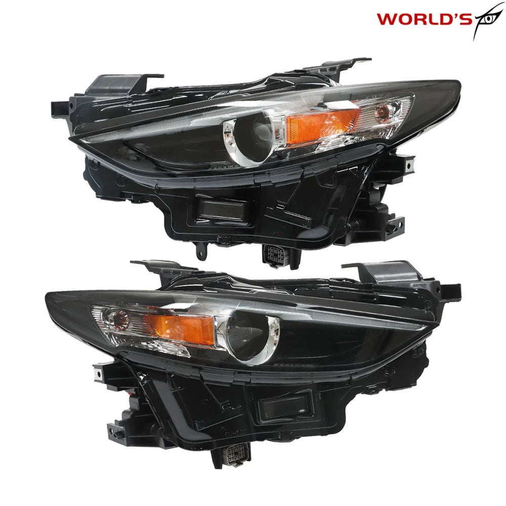 Pair LED Headlights for Mazda 3 (2019–2021) Black