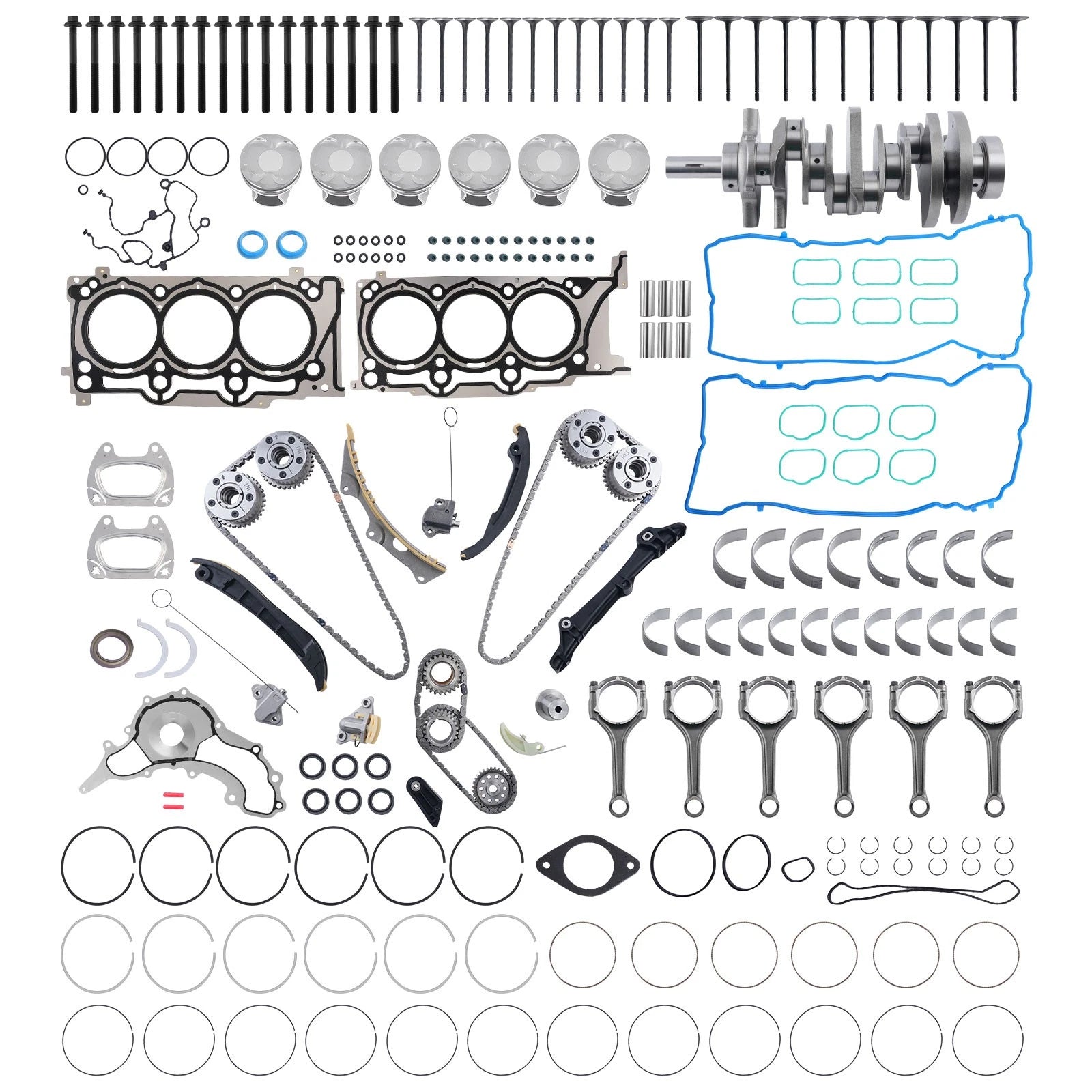 Engine Rebuild Kit for Dodge Challenger Charger Jeep Wrangler 3.6L (2011–2016) ERB