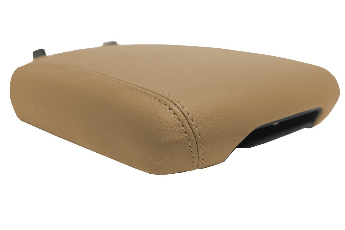 Leather Console Lid Armrest Cover for Kia Telluride (2020) - Beige