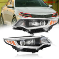 Set of 2 Halogen Headlights for Kia Optima (2016–2018) Chrome Housing