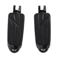 Black Driver Rider Foot Pegs for Harley Fat Bob Softail (2018–2025)