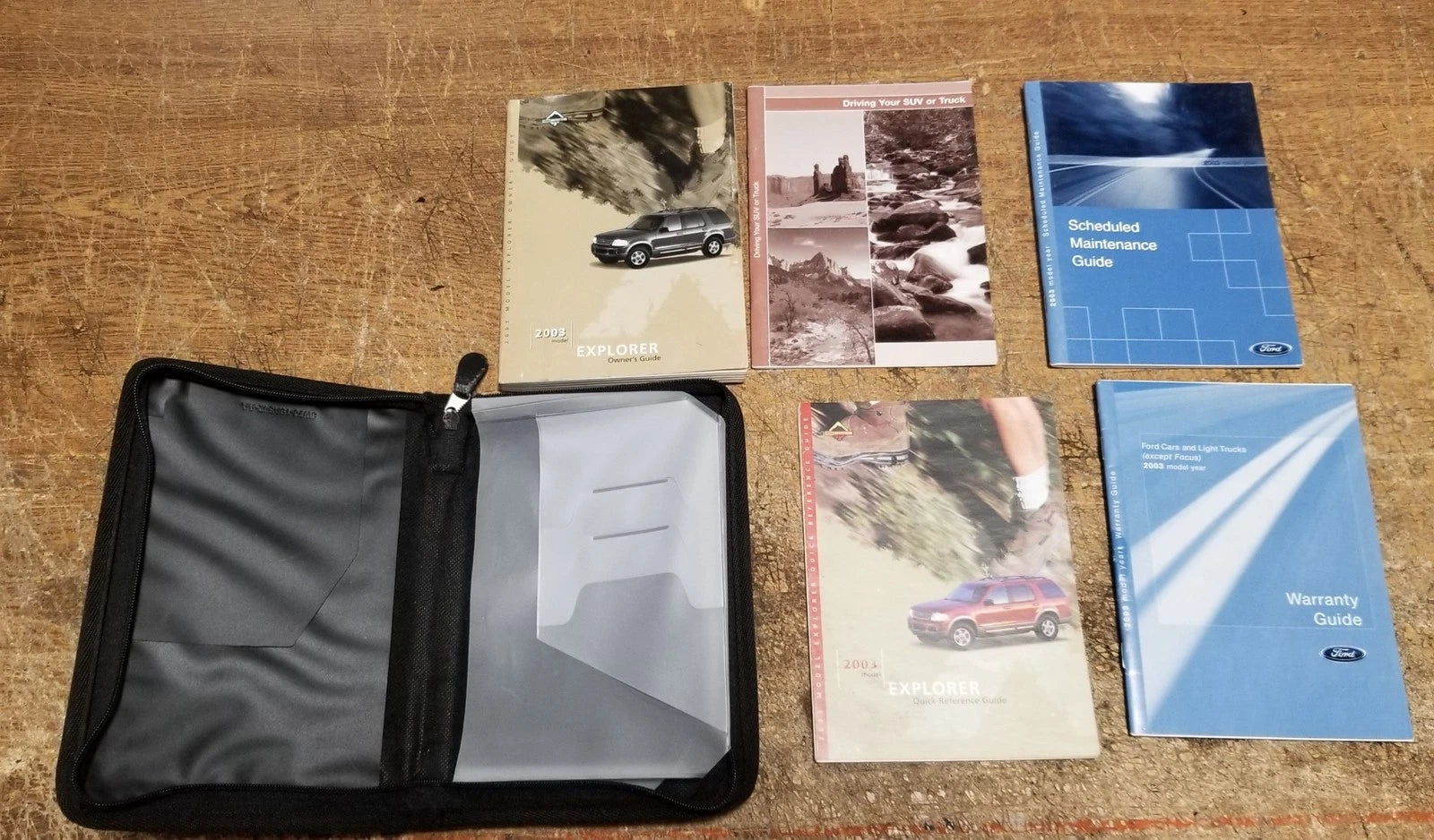 Owner Manual Set with Case for Ford Explorer (2003) OEM