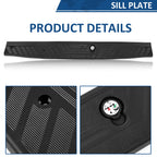 Rear Door Plate Panel Step Bumper Pad for Ford Transit-150/250/350/350HD (2015–2025)