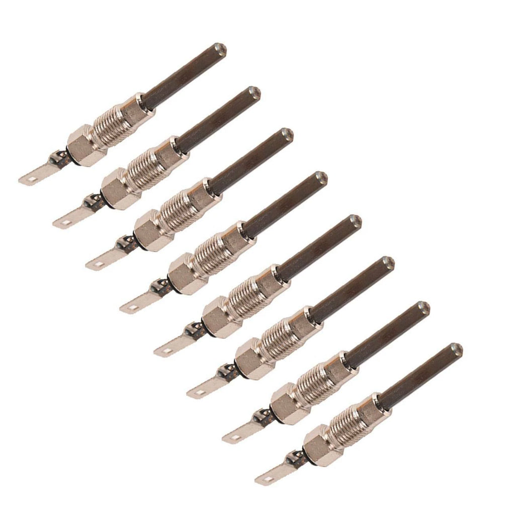 Set of 8 Glow Plugs for GMC Hummer Chevy 6.2L 6.5L Diesel (1985–2002)