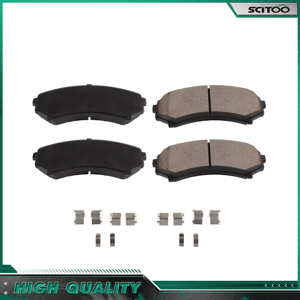 Front Ceramic Brake Pad Set for Isuzu Axiom Rodeo (2004–2011) Mitsubishi Endeavor