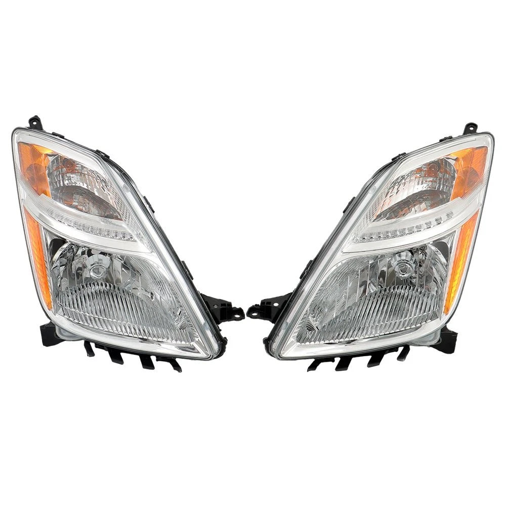 Pair Halogen Headlights for Toyota Prius (2006–2009)