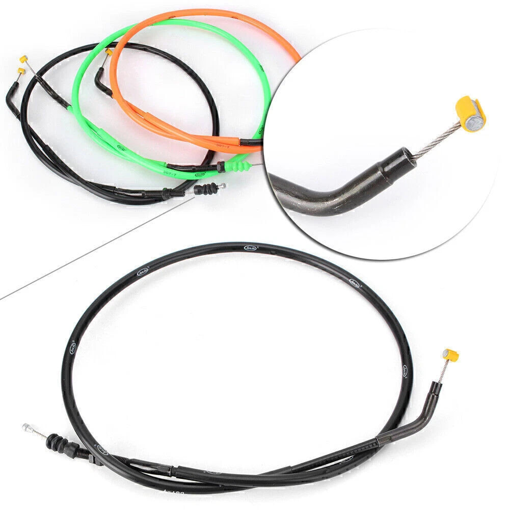 Clutch Cable for Kawasaki Z1000 (2010–2013) - Green Black