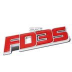 Chrome Red Metal Bumper Trunk Grill Emblem Decal for Mazda RX-7 FD3S (1992–2002)