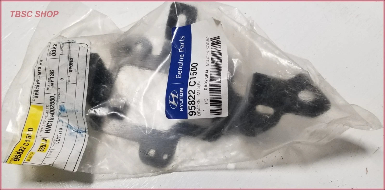 Bracket Mtg for Hyundai (2015–2020) 95822-C1500