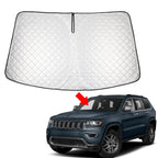 Foldable Windshield Sun Shade for Jeep Grand Cherokee (2011–2020)