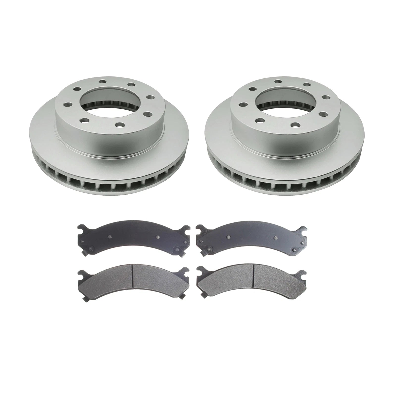 ACDelco Silver Front Brake Kit for DeVille Yukon (325mm, Disc Rotors, Ceramic Pads)