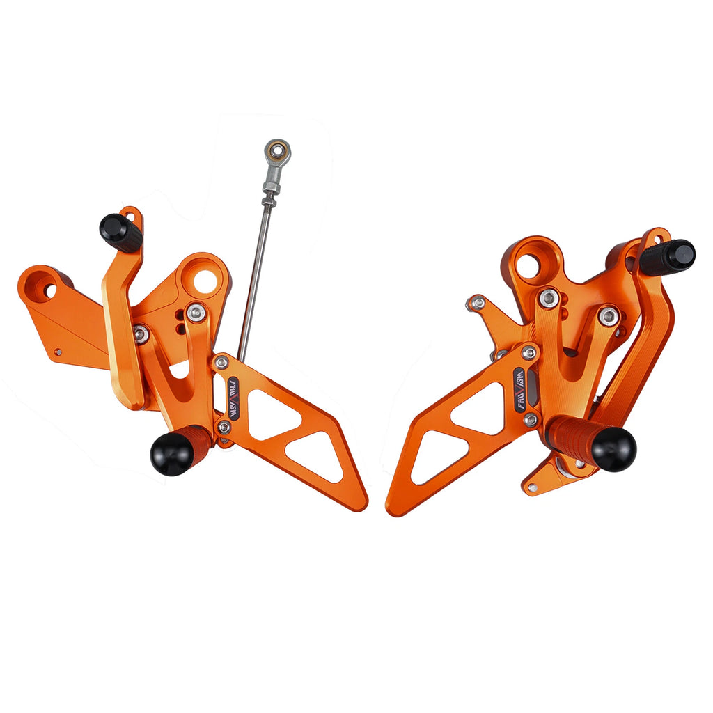 Set of 2 Rearsets Foot Pegs for KTM 790 Duke (2018–2022) 890 Duke (2020–2022)