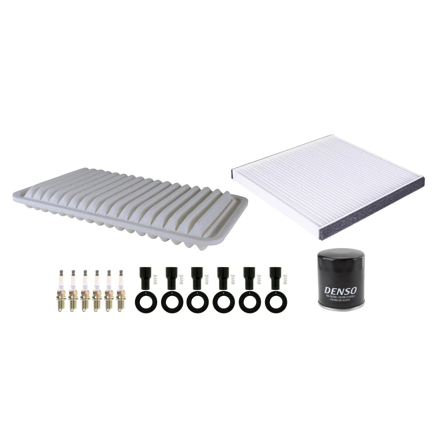 Tune Up Kit with NGK 6 Spark Plugs & Boots for Camry ES300 (1997–2001)