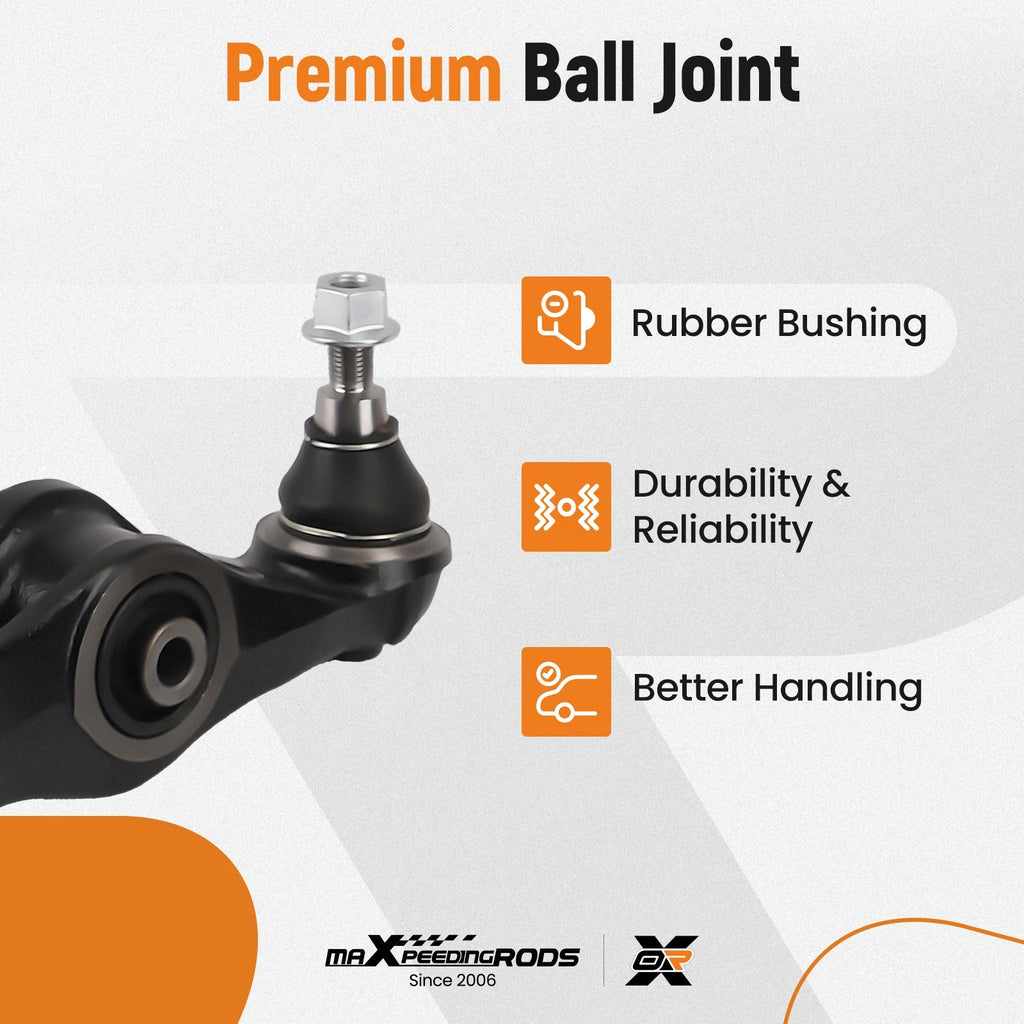 2X Front Lower Control Arms with Ball Joint for Volkswagen Touareg (2004-2009)