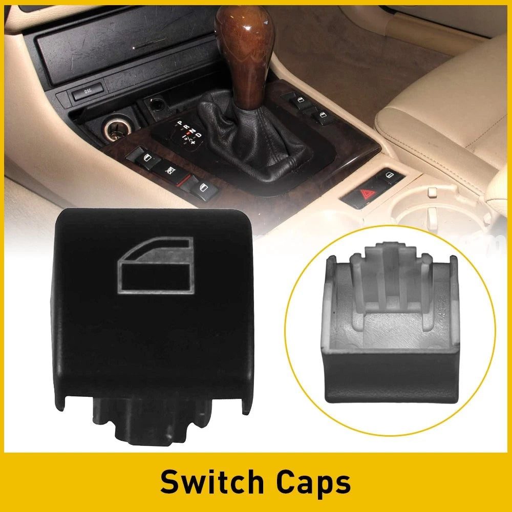 Window Switch Button Cover Cap for BMW E46 3-Series 325i (1998–2006)