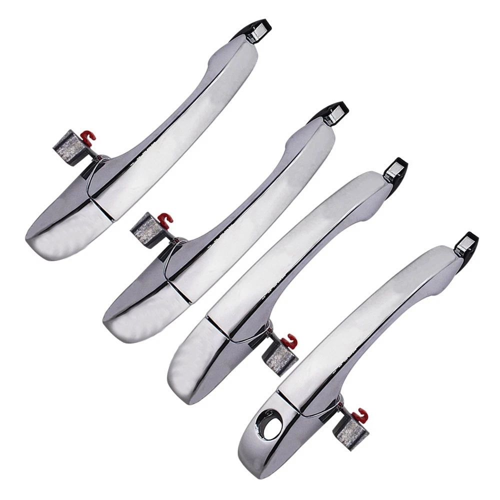 Set of 4 Chrome Exterior Door Handles for Chrysler 300 300C (2005–2010)