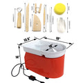 Electric Pottery Wheel Machine 25CM 350W with LCD Display for Craft