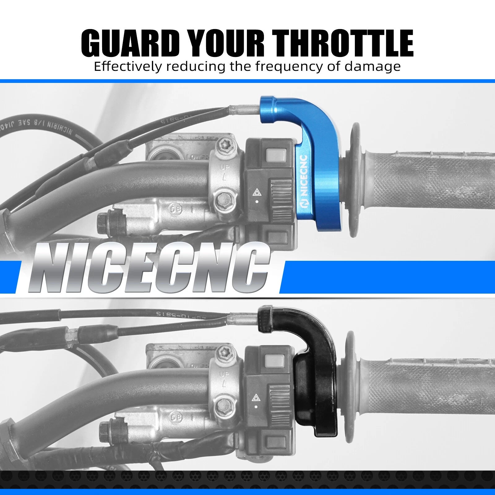 CNC Throttle Tube Housing Guard for Suzuki DRZ400 DRZ400E S SM (2000–2024)