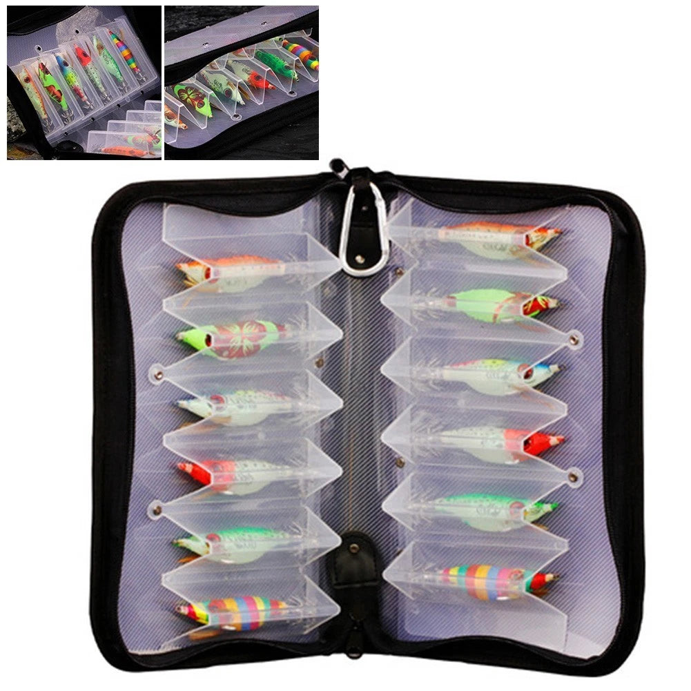 Set of 2 Big Eye Shrimp Lures for Fishing Storage Box