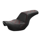 Driver Two-Up Seat for Harley Street Bob FXDB Super Glide (2006-2017)