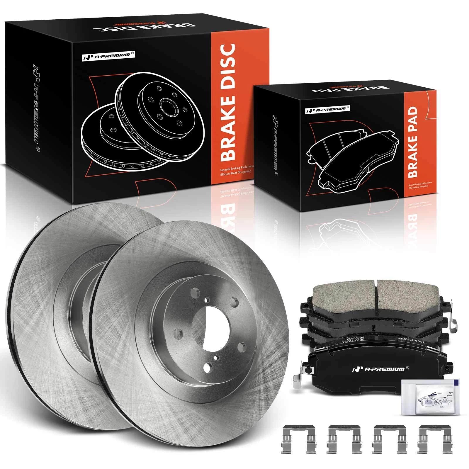 Front Disc Brake Rotor & Ceramic Pad Set for Subaru Outback (2002–2005)