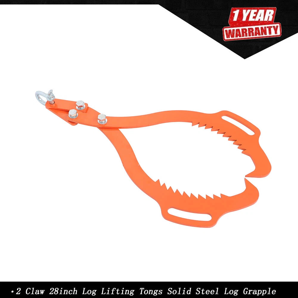 28in Steel Log Lifting Tongs for Timber Handling