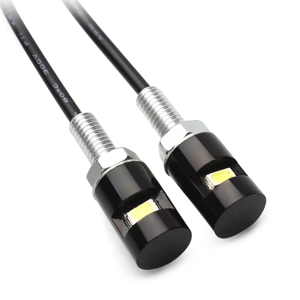 2PC LED White Turn Signal Indicator for Motorcycle (Universal)