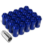 20Pcs J2 7075-T6 Forged Aluminum M12x1.5 Open-End Lug Nuts for