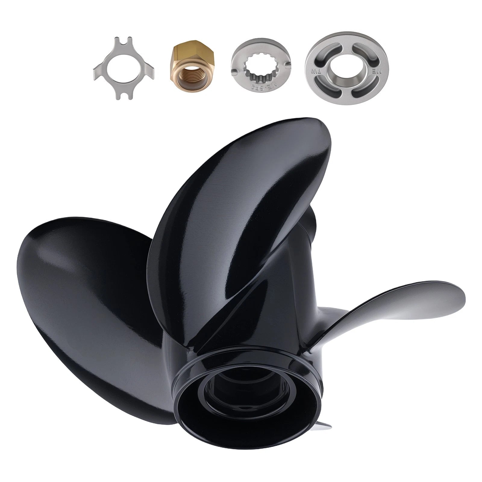 4-Blade Aluminum Propeller for Mercury 75/90/100/115HP (48-8M8026590)