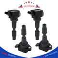 Set of 4 Ignition Coils for Hyundai Sonata, Santa Fe, Kia Optima, Sorento